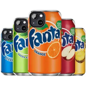 Colorful Enjoy A Fanta Soda Can Retro Pop Art Logo Heavy Duty Tough Phone Case Shockproof Drop Protection Durable Hard Cover Aesthetic for iPhone 11 12 13 14 15 16 17 Pro Max Plus