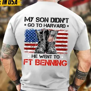My Son Didn't Go To Harvard, He Went To FT Benning, Proud Army Dad Shirts, Army Matching Family Shirts, Army Military Graduation Shirts L9ZV