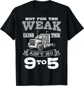 100% Cotton Truck Driver Trucker Truckie Driving Teamster Vehicle LGV T-Shirt