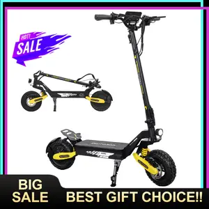 EOEOTWO GT06 adult electric scooter, 1200w motor, speed 30 MPH , driving range 30-40 miles, 350-pound load, 11-inch pneumatic tire off-road/commuter electric scooter, front and rear shock-absorbing scooter