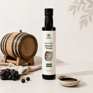 Levantine Barrel Aged Balsamic Vinegar - Classic Flavor and Tradition in Every Drop Traditional Olive