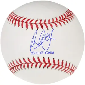Paul Skenes Pittsburgh Pirates Autographed Baseball with "25 NL Cy Young" Inscription - Fanatics Authentic Certified