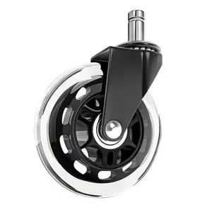 Premium Polyurethane Office Chair Wheels – Set of 5