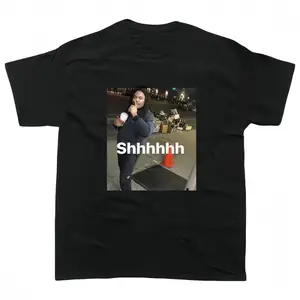 LUCKI "Shhhhhh" Graphic T-Shirt, Lucki Merch, Meme Shirt, Rapper Shirt, Adult funny T-shirt, Gift for Woman and Man