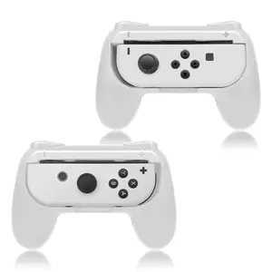Hand Grips Compatible with  Controllers, Grip for  Joy Con - White (2 Packs)