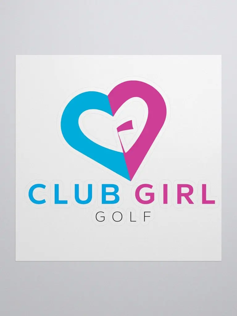 Club Girl Golf Sticker
