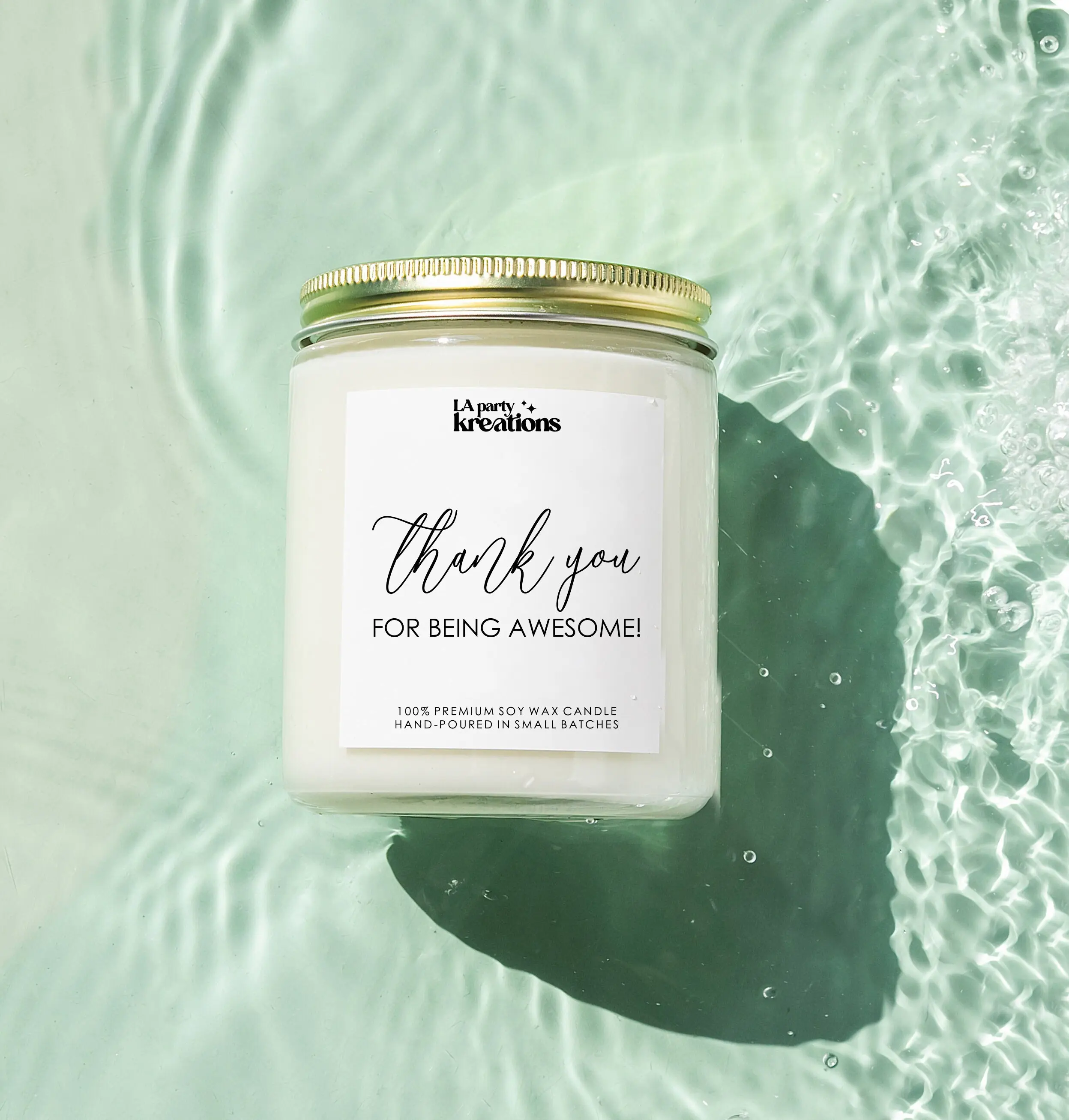 Thank You candle, Appreciation Candle, Coworker Appreciation Gift Idea, Teacher Coach Nanny Thank You Candle Gift for Best Friend