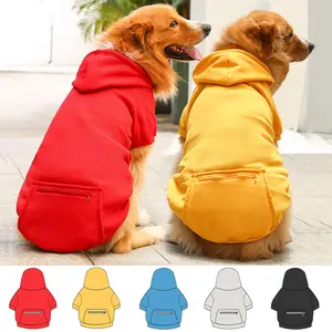 Stylish Cotton Dog Hoodie with Pocket for Daily Walks