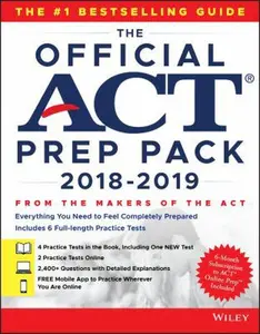 USED-The Official ACT Prep Pack with 6 Full Practice Tests (4 in Official ACT Prep Guide + 2 Online) by ACT (Paperback)
