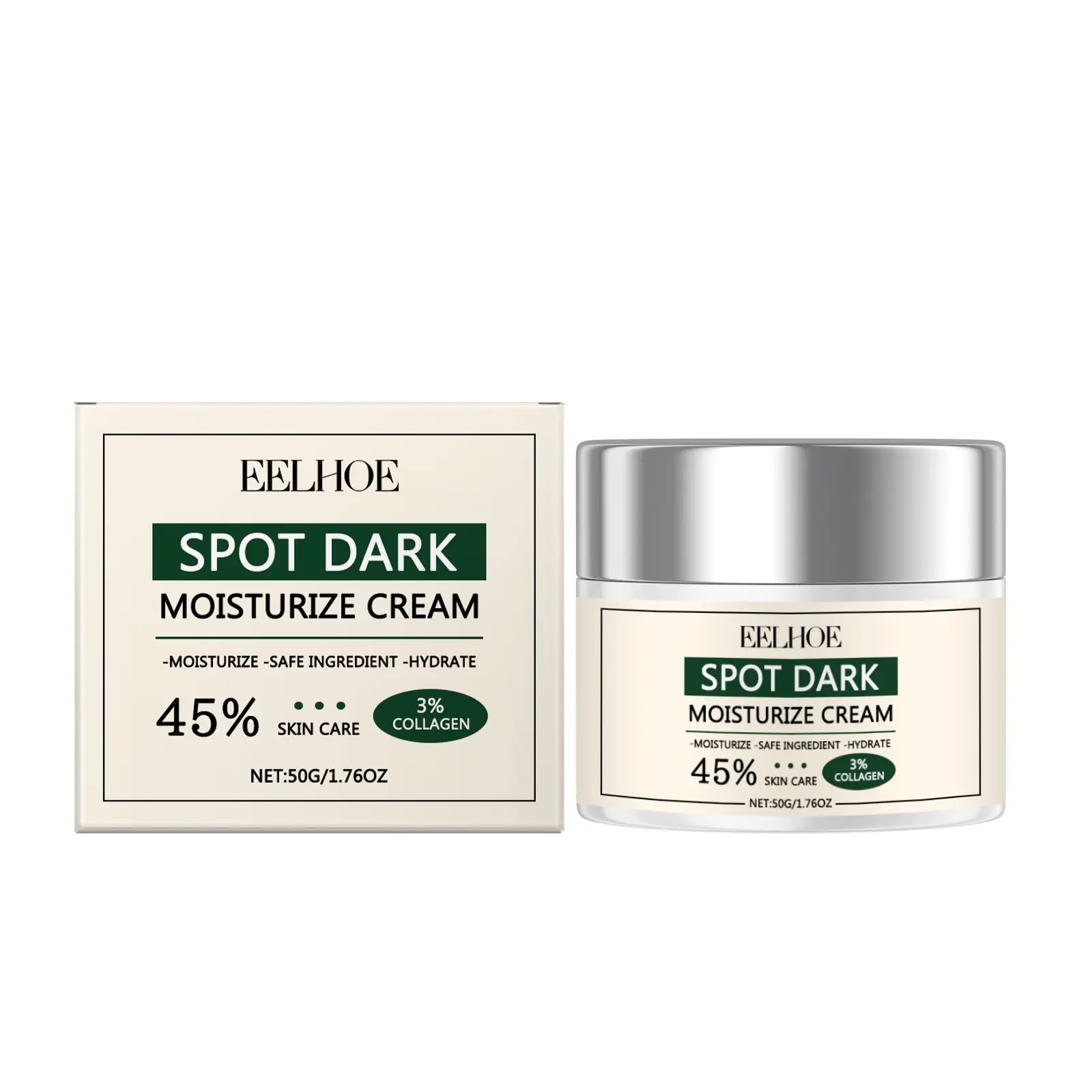 Eelhoe Gentle Nourishing Cream, Low Irritation Formula, Suitable for Sensitive Skin, Daily Hydrating Skincare, Moisturizing Face Care