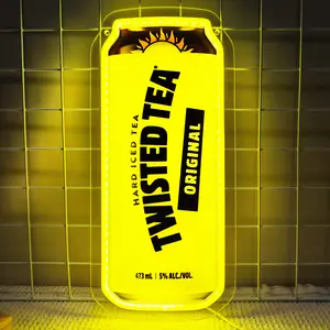 A UV printed lamp decoration, a beverage decoration, suitable for game rooms, bars, party decorations Projection Logo Light