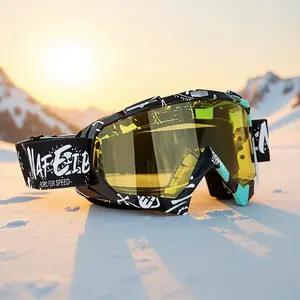 Men Women Uv40 Optic Ski Snowboard Glasses, Anti-Scratch Lens Protection Eyewear for Outdoor Sports & Daily Use