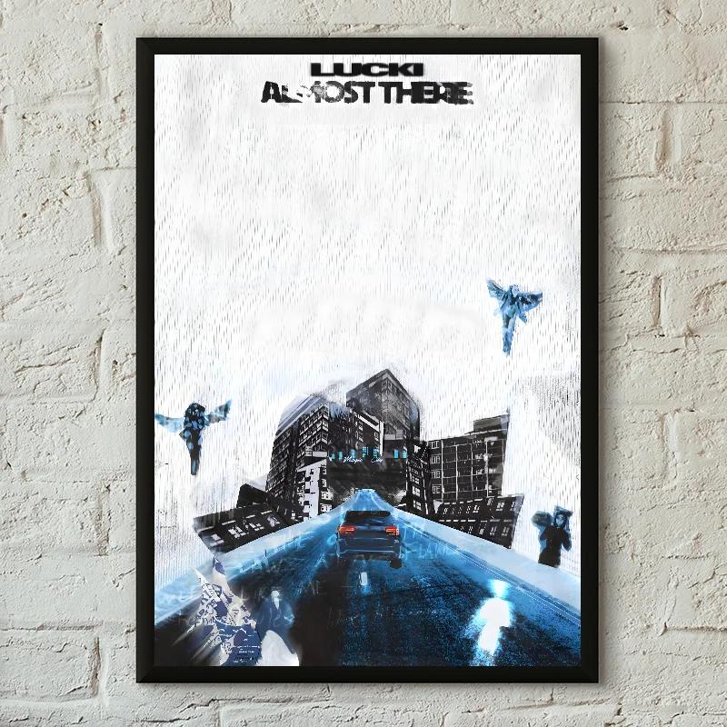 Lucki Rapper Retro Poster Canvas Painting Cafe Bar Room Modern Home Living Room Bedroom Wall Decoration Art