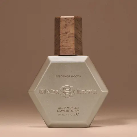 Blake Brown Beauty All-In-Wonder Leave-In Conditioner | Detangler, Heat Protectant & Anti-Frizz Hair Treatment | Bergamot Woods
