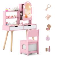 Pink -  Lights and Mirror Cabinet