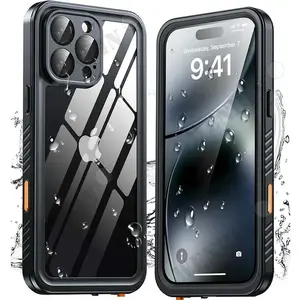 IP68 Waterproof Case For iPhone 16 15 14 13 12 Pro Max 16E Full Body Protective Cover Swim Underwater Diving Magsafe Magnetic Funda