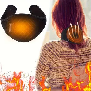 USB Plug-In Neck Heating Pad, Odorless Multifunctional Temperature & Cold Resistant, All Seasons Use, Plain Design