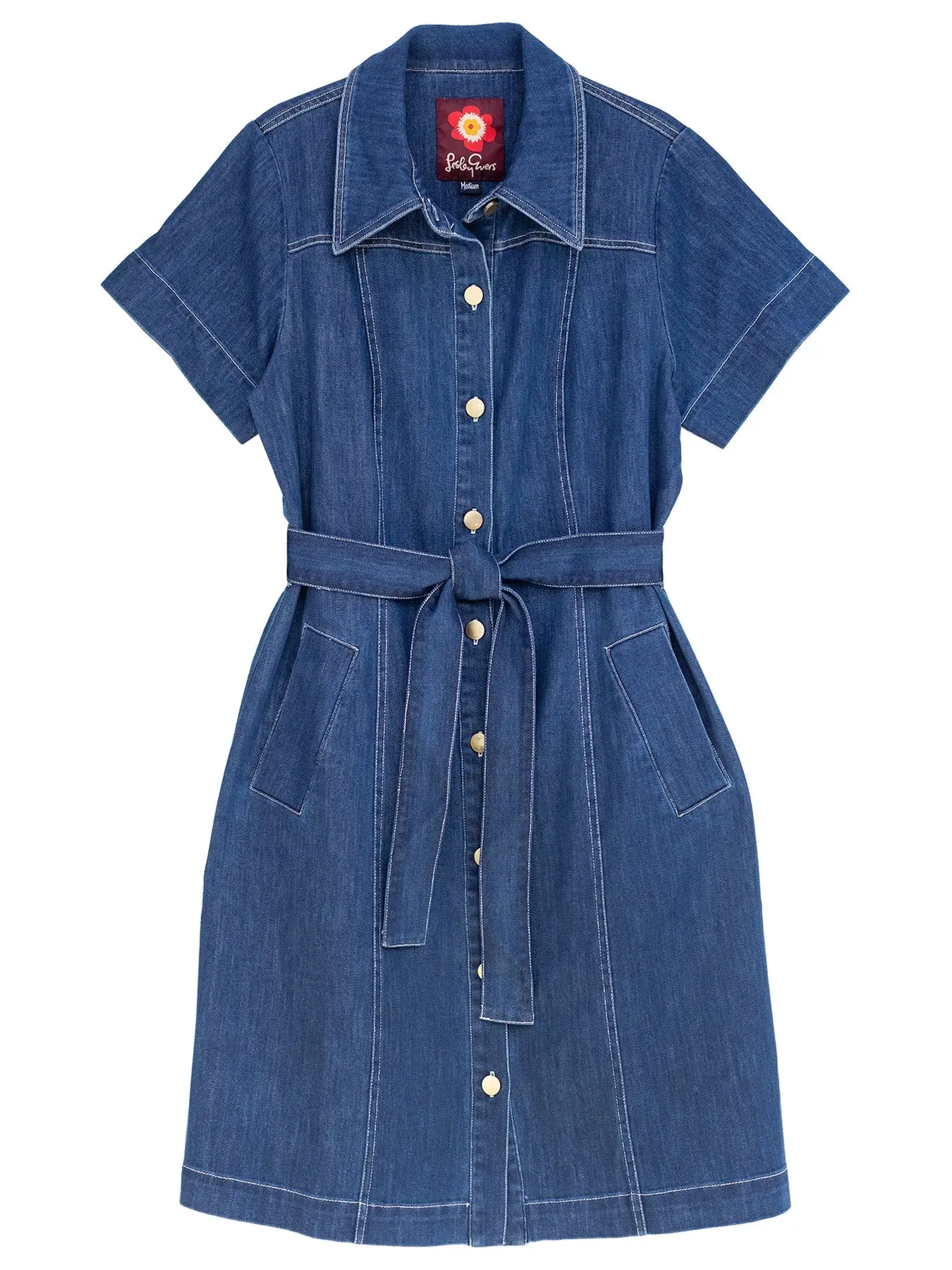 ALEXA dress Indigo Denim