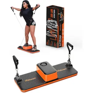 Smart Home Gym Workout Cable Machine - U-Trainer, Full Body Strength Training, 220LBS Resistance, Portable Fitness Equipment, Replacing Dumbbell, Barbells,Resistance Band,Weight Set and More