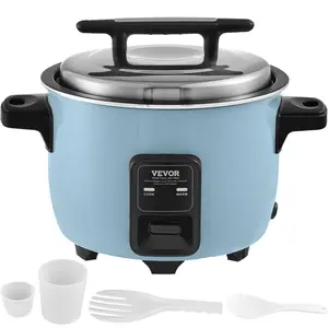 【Summervibes】VEVOR Commercial Rice Cooker 60-Cup Non-Stick Pot 13L 24H Keep Warm Restaurant