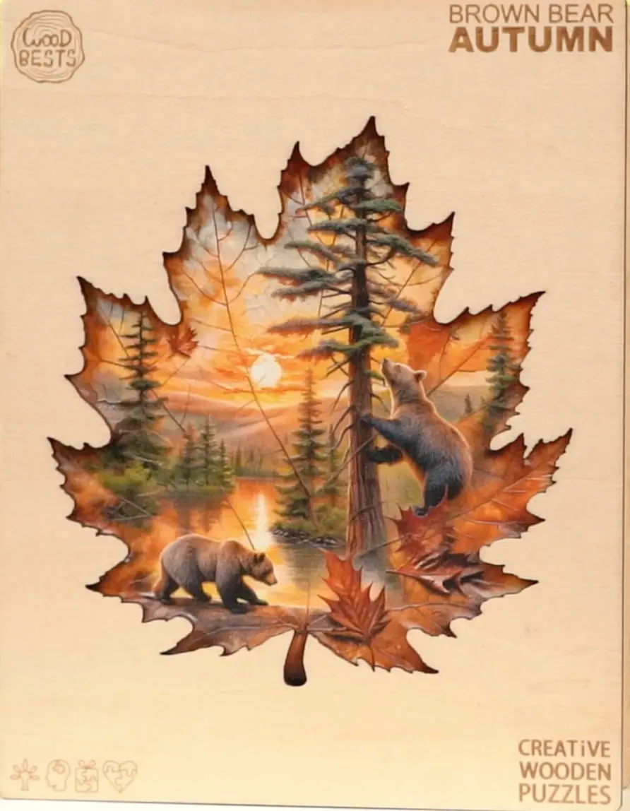 【clearance!!】Wooden Handmade Puzzles for Adults, Natural Material with Smooth Edges, Relaxing Hobby, Family Game, Puzzle Art Gift, Home Decor, Wooden Handmade Puzzle