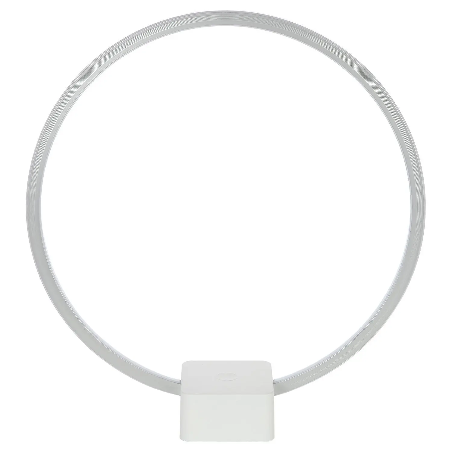 Brightech – Circle LED USB Table & Desk Lamp – Bright Orb of Light with Built-in Dimmer Brings Sci-Fi Ambiance to Contemporary Spaces – USB Port for Charging iPhones –12 Watts