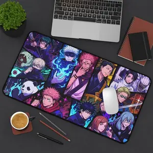 Anime Sorcerer Characters Desk Mat  Anime Collage Gaming Mousepad3
