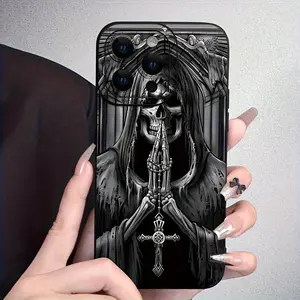 This mobile phone case is suitable for iPhone 11, 12, 13, 14, 15, 16 Plus, Pro, Max, X, Xr, Xs Max. It's a brand-new style of full-silicone mobile phone cover