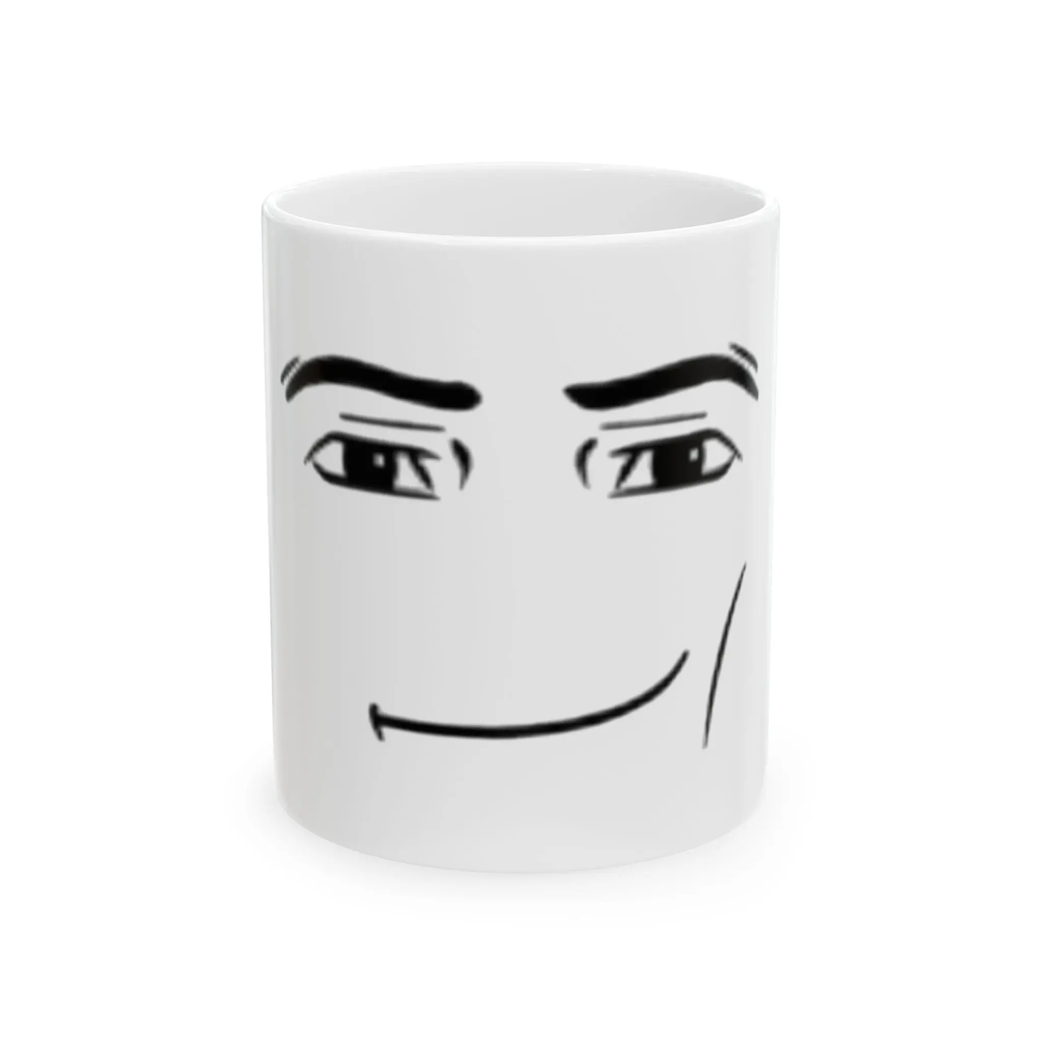 funny man face mug