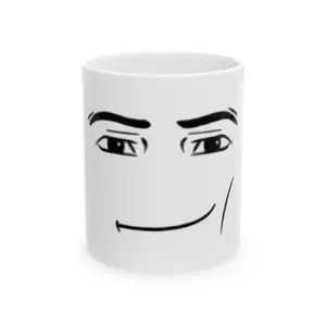 funny man face mug