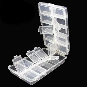 Compartments Tackle Boxes, Tackle Utility Boxes, Plastic Box Storage Organizer Box Adjustable, Fishing Tackle Storage Box Organizer