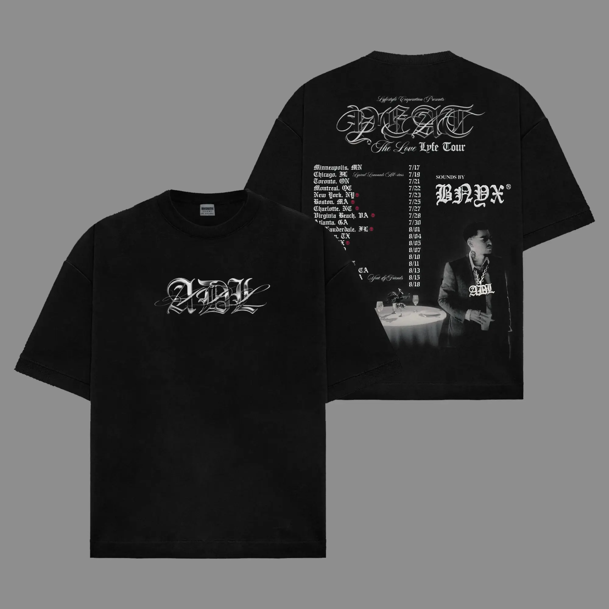 Ver 2 Yeat ADL Album 2026 Unisex Oversized Premium Cotton T-Shirt, Vintage Music Merch T-Shirt, Music Rap Style, New Album Gift For Fans