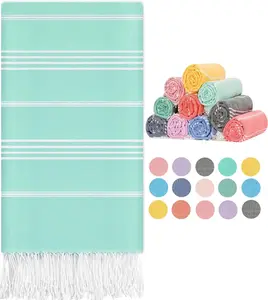 Turkish Beach Towels Adult Pool Swim Bathroom Towel Oversized Sand Free Quick Dry Lightweight Extra Large Cloud Summer Vacation Essentials