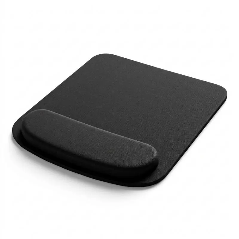 Ergonomic Rectangular Computer Mat with Wrist Support, 1pc Non-Slip Base Accessory for Pain Relief, Ideal for Office Users, Prevents Mouse Hand, Reduces Pressure, Desk Mouse Pad, Mouse Pad With Wrist Rest