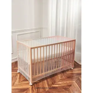 An  Foldable Full Coverage Baby Bed Mosquito Net, No Installation Required, Universal For Bedroom, Breathable Mesh, Dense Netting For Mosquito Protection Love Valentine