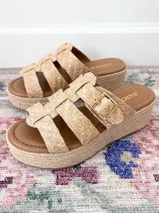 Judy Raffia Sandal