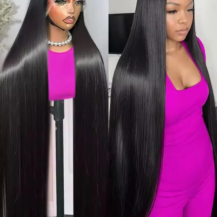 30 36 Inch Bone Straight Lace Front Wigs Human Hair 13x6 HD Lace Frontal Wig Brazilian Remy 13x4 Straight Lace Front Wigs For Wome