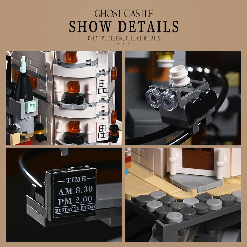 Wizard Magic Bank Building Set, 1,056 Pieces – Enter the magical world and build your iconic Wizard Bank, paired with a powerful Ukrainian iron belly fire dragon! The ultimate gift for magic enthusiasts, block collectors, and movie aficionados—stunning di