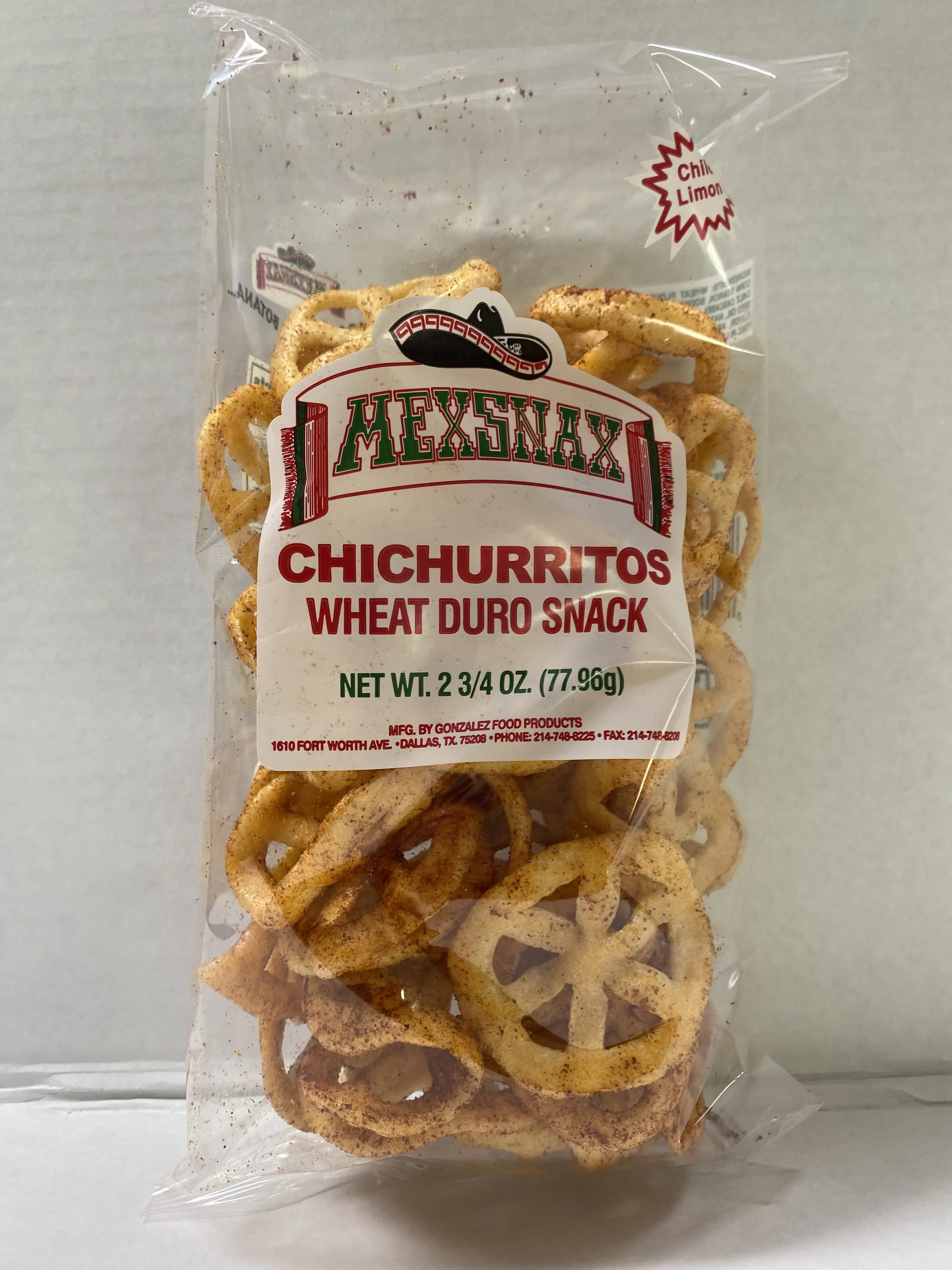 Chichurritos Wheat Duro Snack