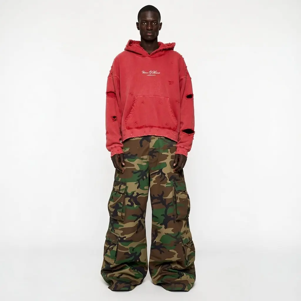 "Peddlers" Distressed Hoodie