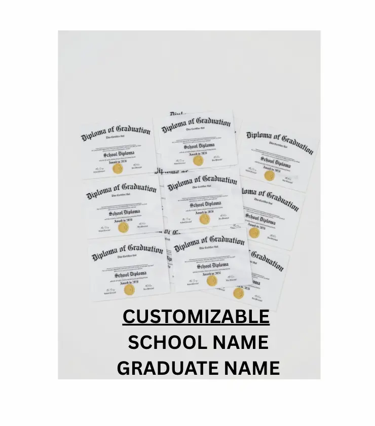 2026 CUSTOMIZED Edible Diplomas 1.6x1.2