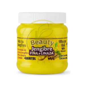 Gel De Jengibre, pina, Canela,menta,eucalipto,algas, (Ginger, mint, cinnamon, passion fruit Gel) 100% Natural Hydrating Formula | 250g|Panza