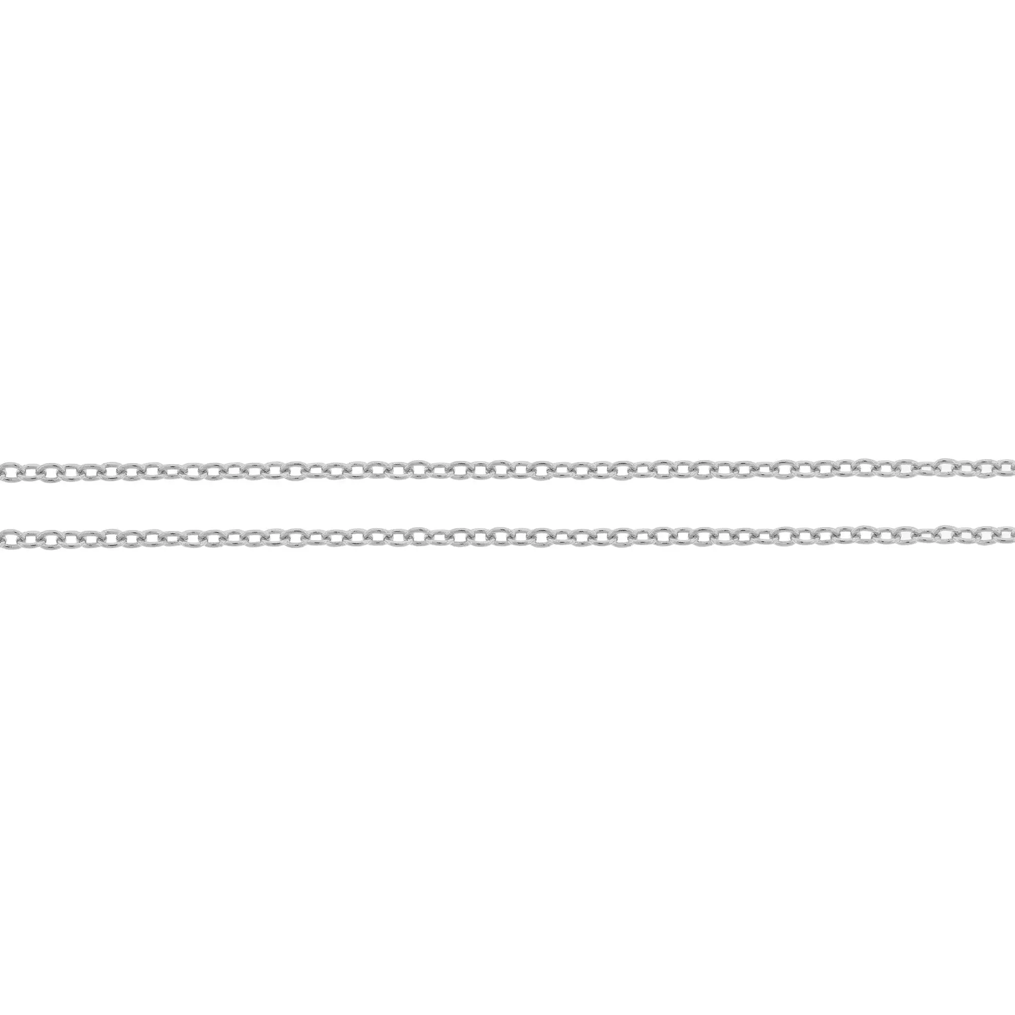 Sterling Silver 1.1x1mm Cable Chain Premium Quality - 20ft