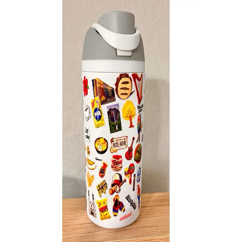 24 oz  Venezuelan Memories Insulated Tumbler | UV DTF | Multiple Colors