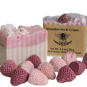 Strawberries & Cream Goat Milk Soap