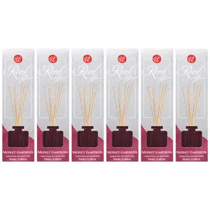 Money Gardens Reed Diffuser - Essential Oil Diffuser, 35ml (1.18oz) (Pack of 6)