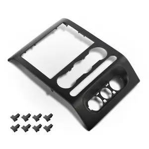 Fit For 2004-2008 Ford F-150 Center Dash Panel Radio Stereo Control Bezel Black