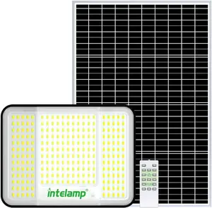 Solar Flood Lights Outdoor Waterproof, 20000mAh 2000LM Floodlight Exterior with Remote 16.4 FT Cable, 2-12H Timer Dusk to Dawn Security Spots Lighting Outside for Garden Pathway