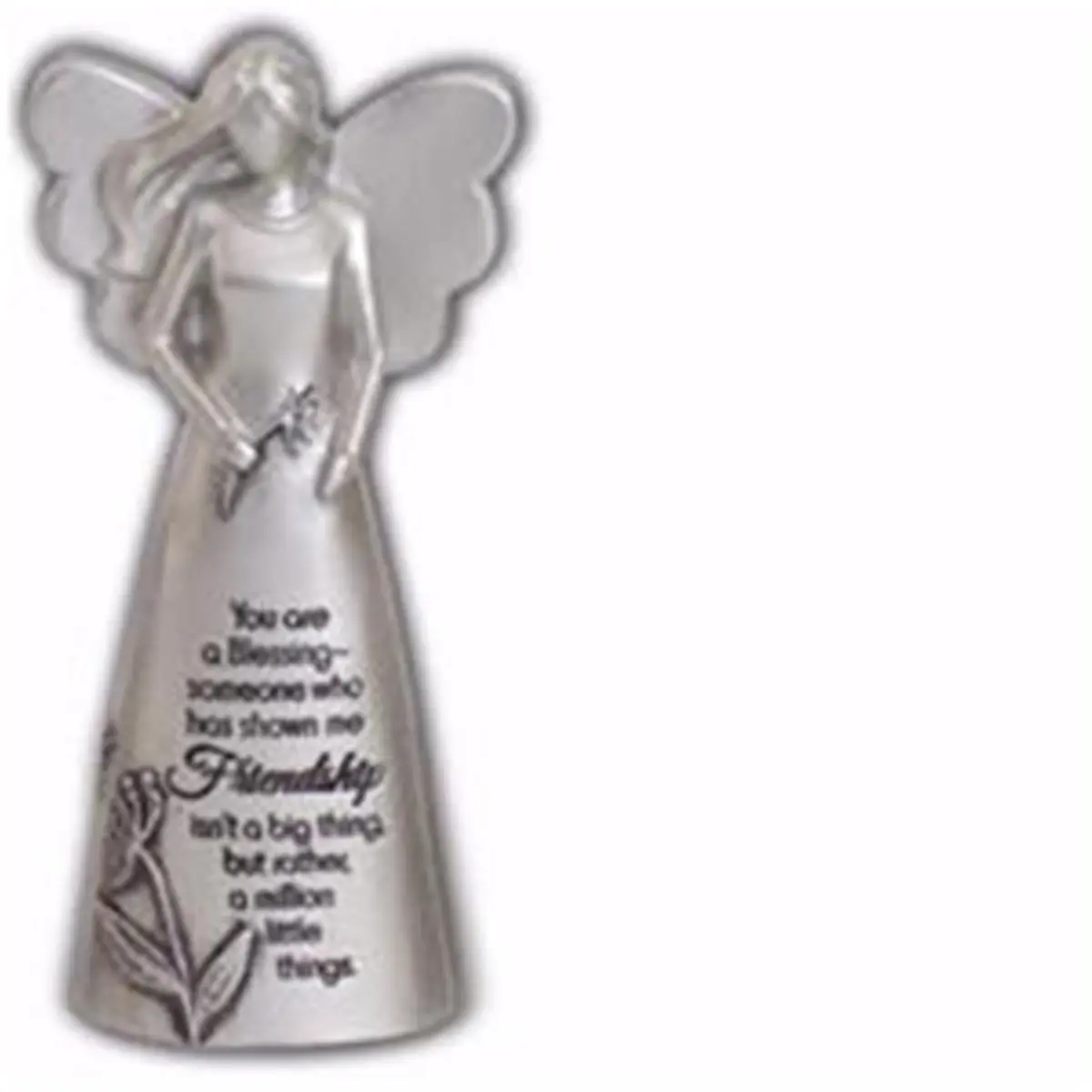 CA Gift 166098 5 in. Religious Friendship Angel Figurine with Angel Wings - Figurines & Miniatures for Indoors Home Decor, 5 Inches