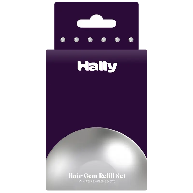NEW Gem Refill Pearls - Refill Your Gem Pen With 90 Pearly Gems - Hair Safe Adhesive - Suitable for All Hair Types Haircare Applicator